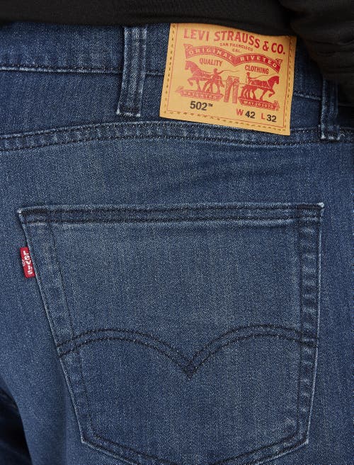 Shop Levi's 502 Taper-fit Stretch Jeans In Meyers Day