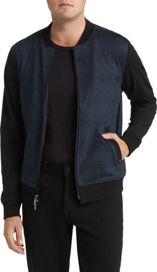 Robert Barakett Wind Hill Plaid Colorblock Bomber Jacket Nordstrom