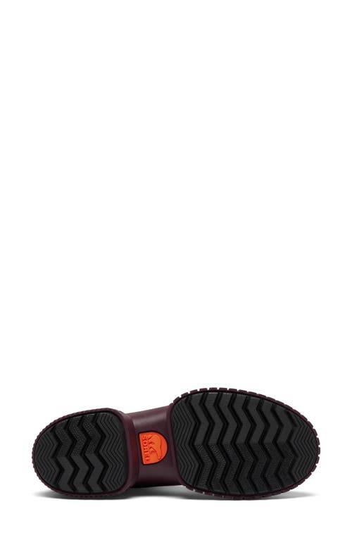 Sorel Ona Ave Waterproof Chelsea Boot In Epic Plum/ Black