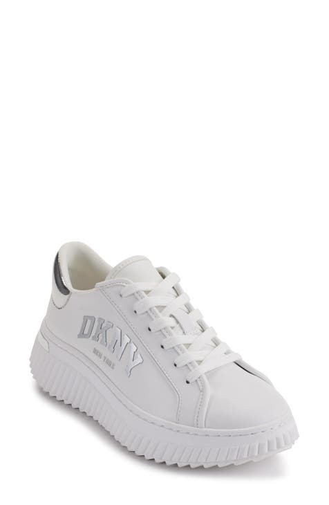 Dkny Women's Justine Lace-Up Slip-On Sneakers