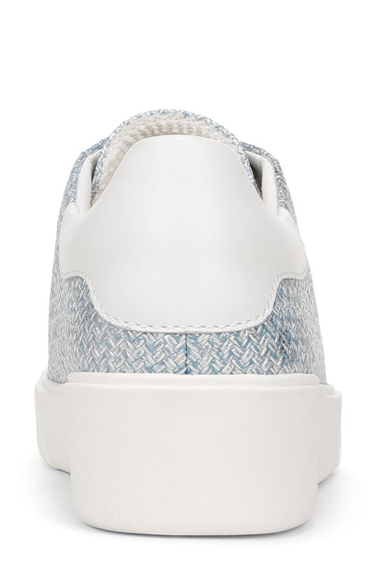Naturalizer Morrison 2.0 Sneaker In Metallic Blue Woven Leather