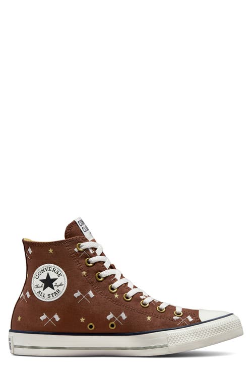 Shop Converse Gender Inclusive Chuck Taylor® All Star® 70 Hi Sneaker In Red Oak/egret/trailhead Gold