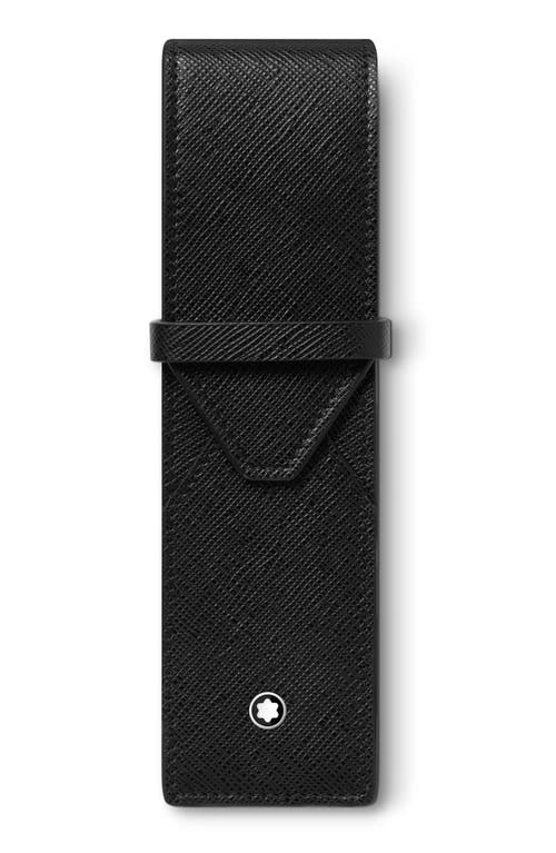 Montblanc Sartorial 2-Pen Pouch in Black at Nordstrom