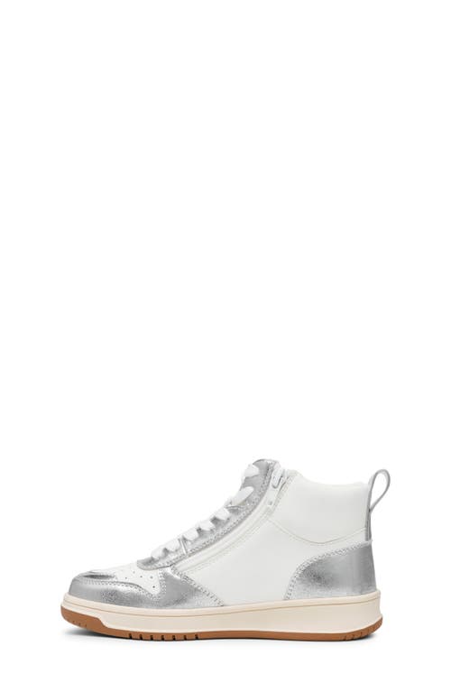Dolce Vita Dv By Paola High Top Sneaker In Silver