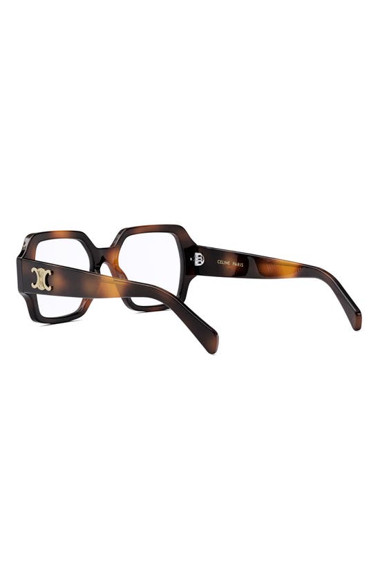 CELINE CELINE TRIOMPHE 52MM SQUARE READING GLASSES