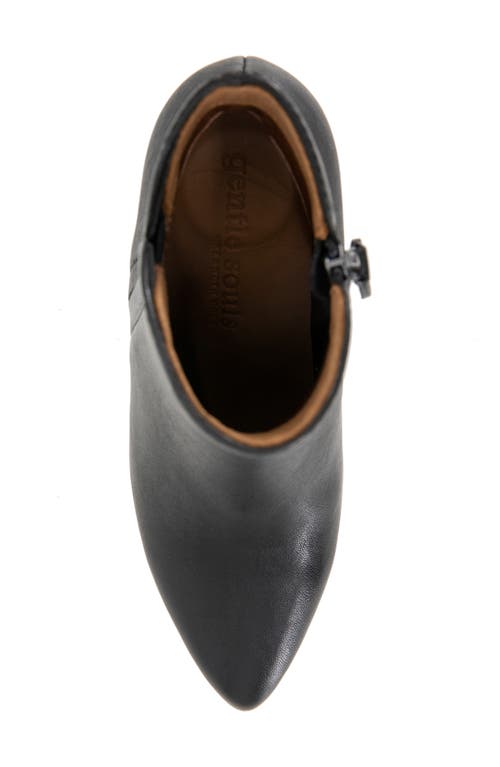 Shop Gentle Souls By Kenneth Cole Gentle Souls Danbury Bootie In Black Leather