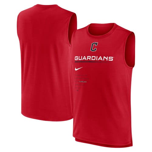 Men's Nike Red Cleveland Guardians Exceed Performance Tank Top at Nordstrom, Size Large