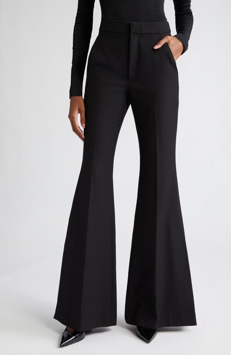 Victoria High Waisted Dress Pants - Black  Flare pant fashion, Flare  pants, High waisted dress pants