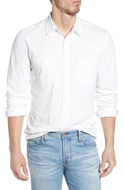 Faherty Brand Seasons Button-up Shirt In White