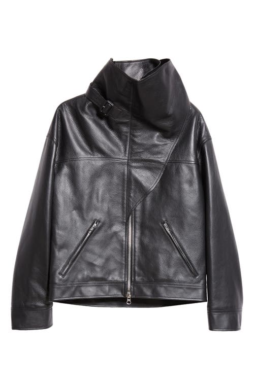 COURRÈGES COURRÈGES OVERSIZE LEATHER JACKET