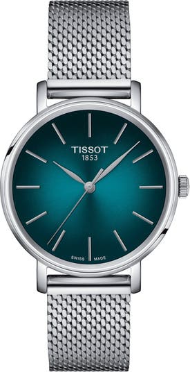 Tissot Everytime Mesh Strap Watch 34mm Nordstrom