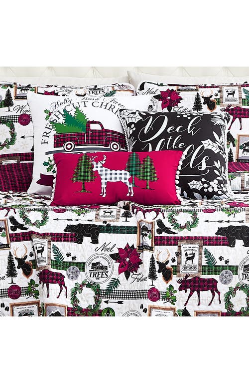 Southshore Fine Linens Merry Town Christmas Oversized Holiday Quilt Set In Merry Town Christmas