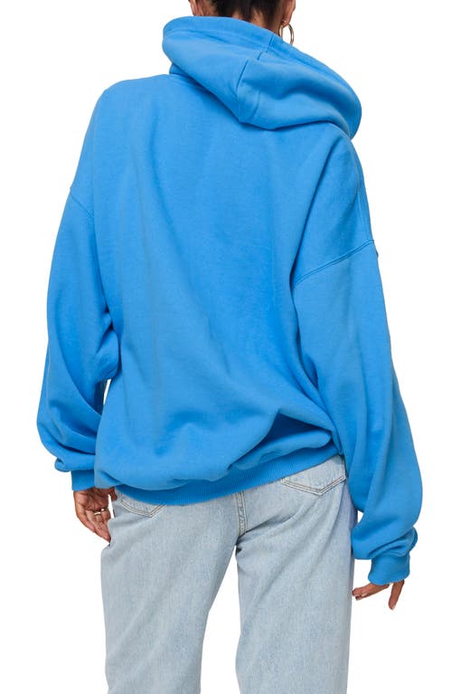 Shop Princess Polly Logo Graphic Hoodie In Blue/yellow