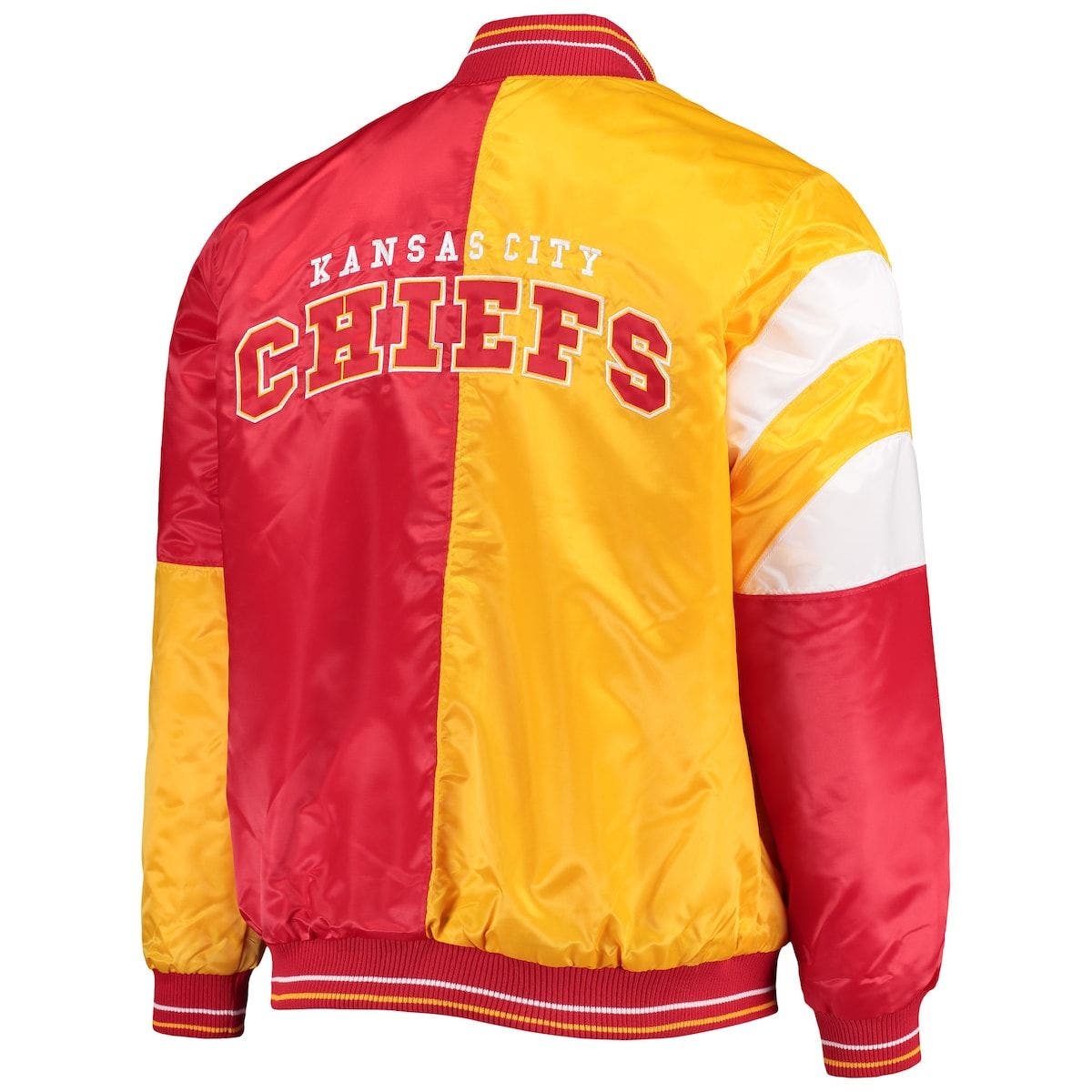 STARTER Men's Starter Red/Yellow Kansas City Chiefs Leader Varsity