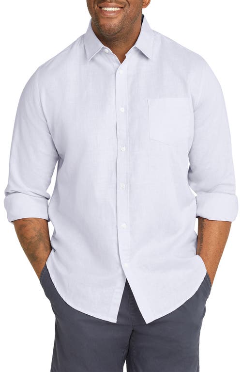 Shop Johnny Bigg Anders Linen & Cotton Button-up Shirt In Lilac