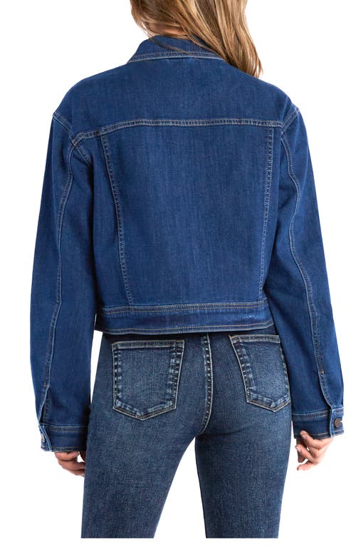 Wash Lab Denim Anaise Crop Denim Jacket In Anaise Blue