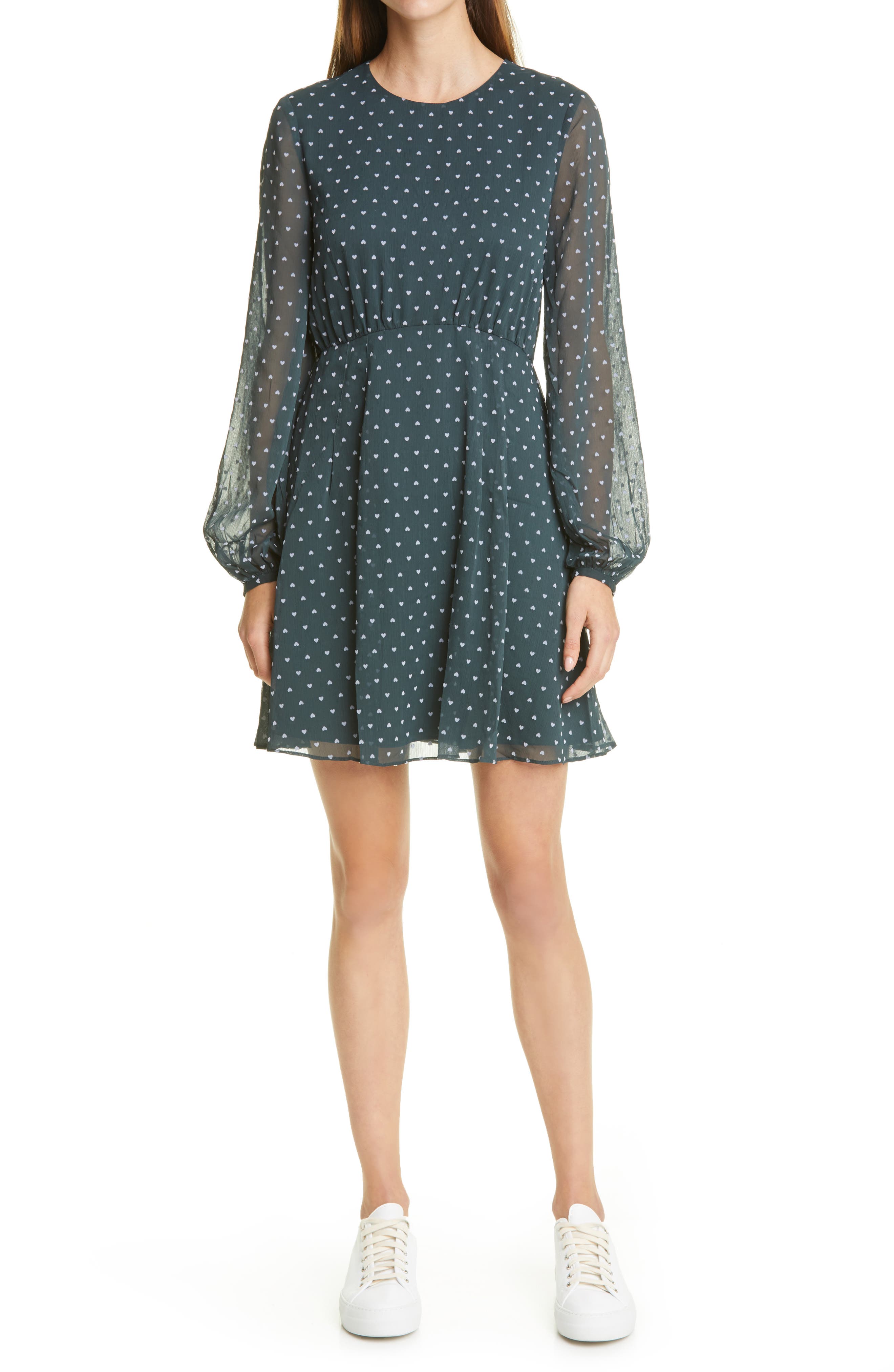 ted baker green heart dress