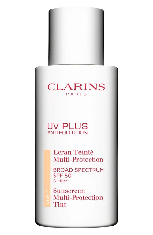 Clarins UV Plus Anti-Pollution Antioxidant Tinted Face Sunscreen SPF 50 in Light at Nordstrom, Size 1.7 Oz