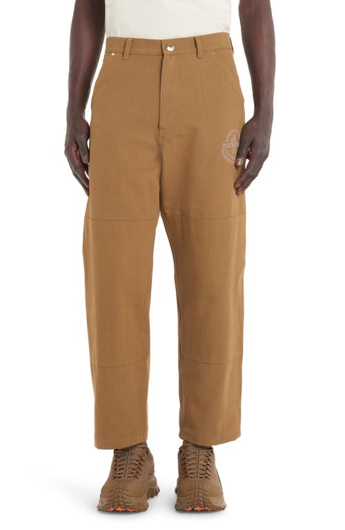 Moncler Genius Moncler 9 Roc Nation Cotton Carpenter Pants in Brown at Nordstrom, Size 34 Us