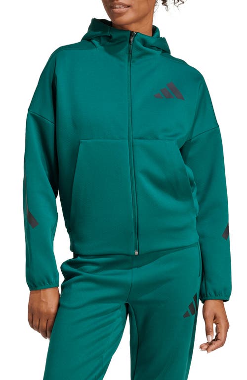 Adidas Originals Adidas Z.n.e. Hoodie In Collegiate Green