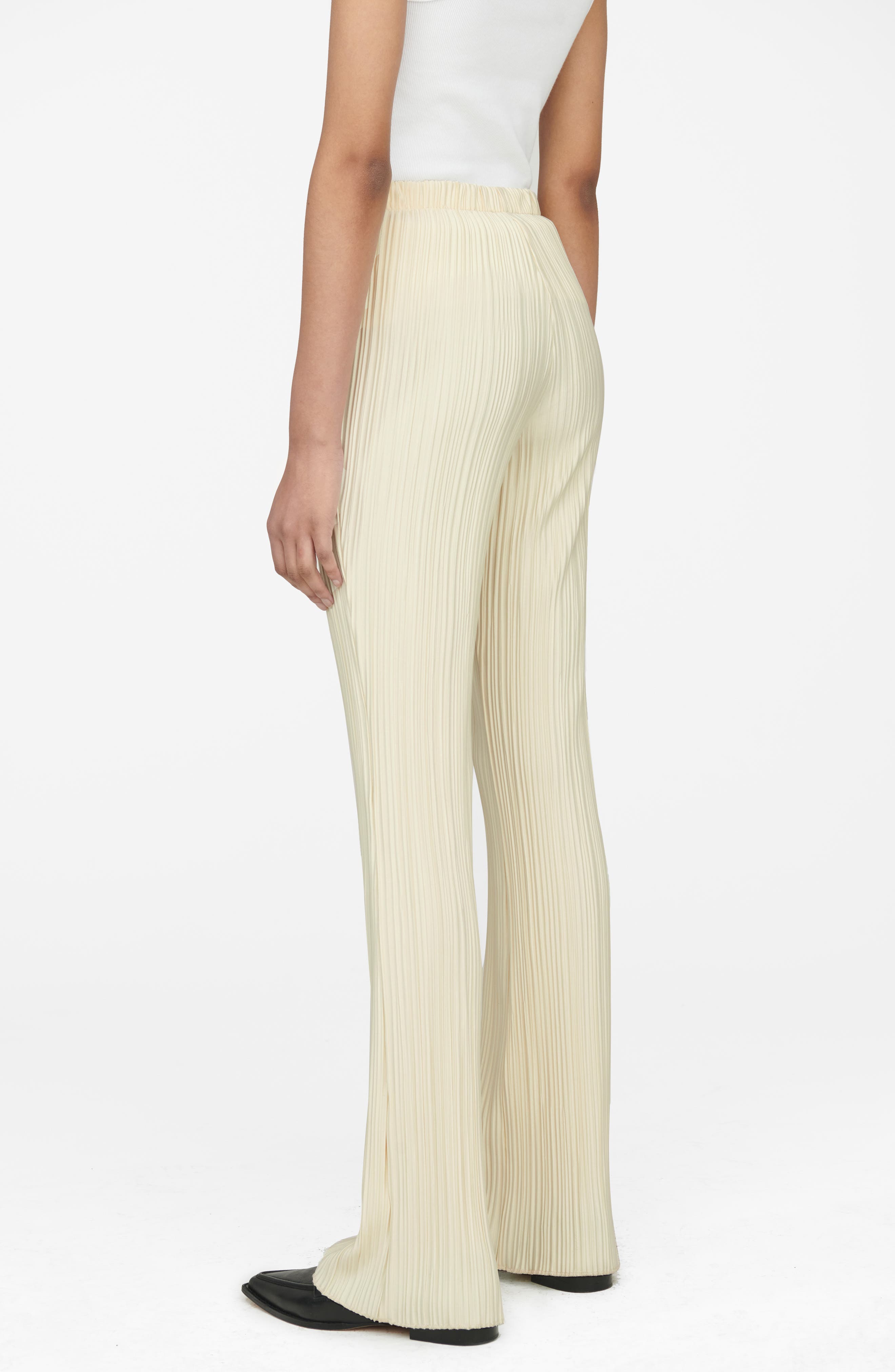 ANINE BING Billie Plissé Pants | Nordstrom