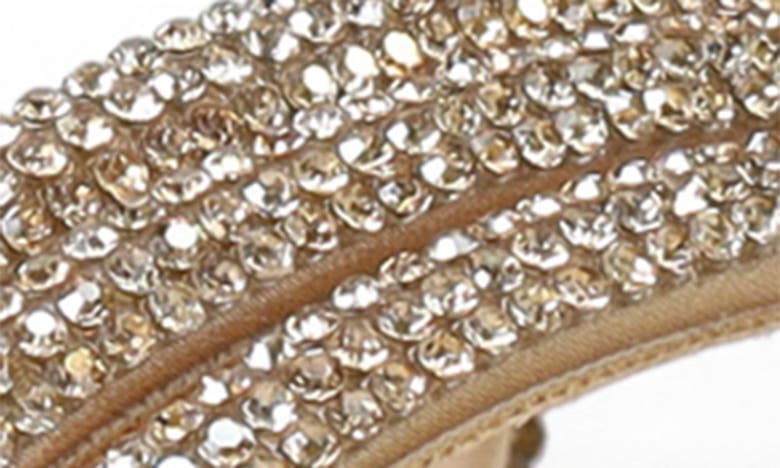 Shop Pelle Moda Darine Slingback Platform Sandal In Platinum Gold
