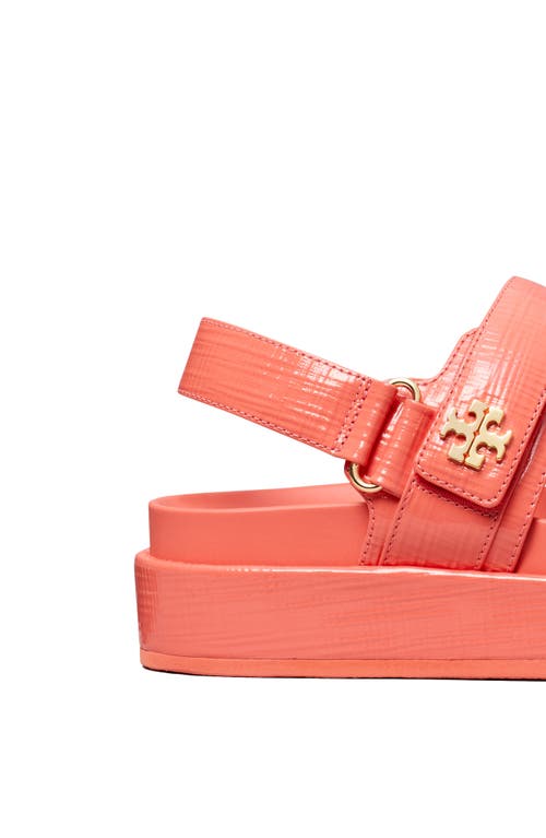 Shop Tory Burch Kira Slingback Sandal In Coral Crush