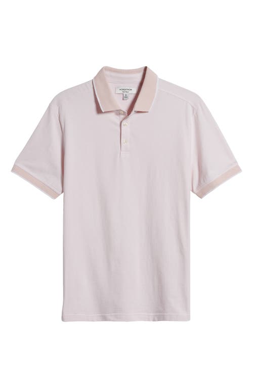 Shop Nordstrom Tech-smart Performance Polo In Pink Cake Feederstripe