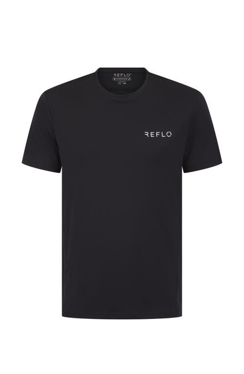 Shop Reflo Hudson Recycled Active T-shirt In Black