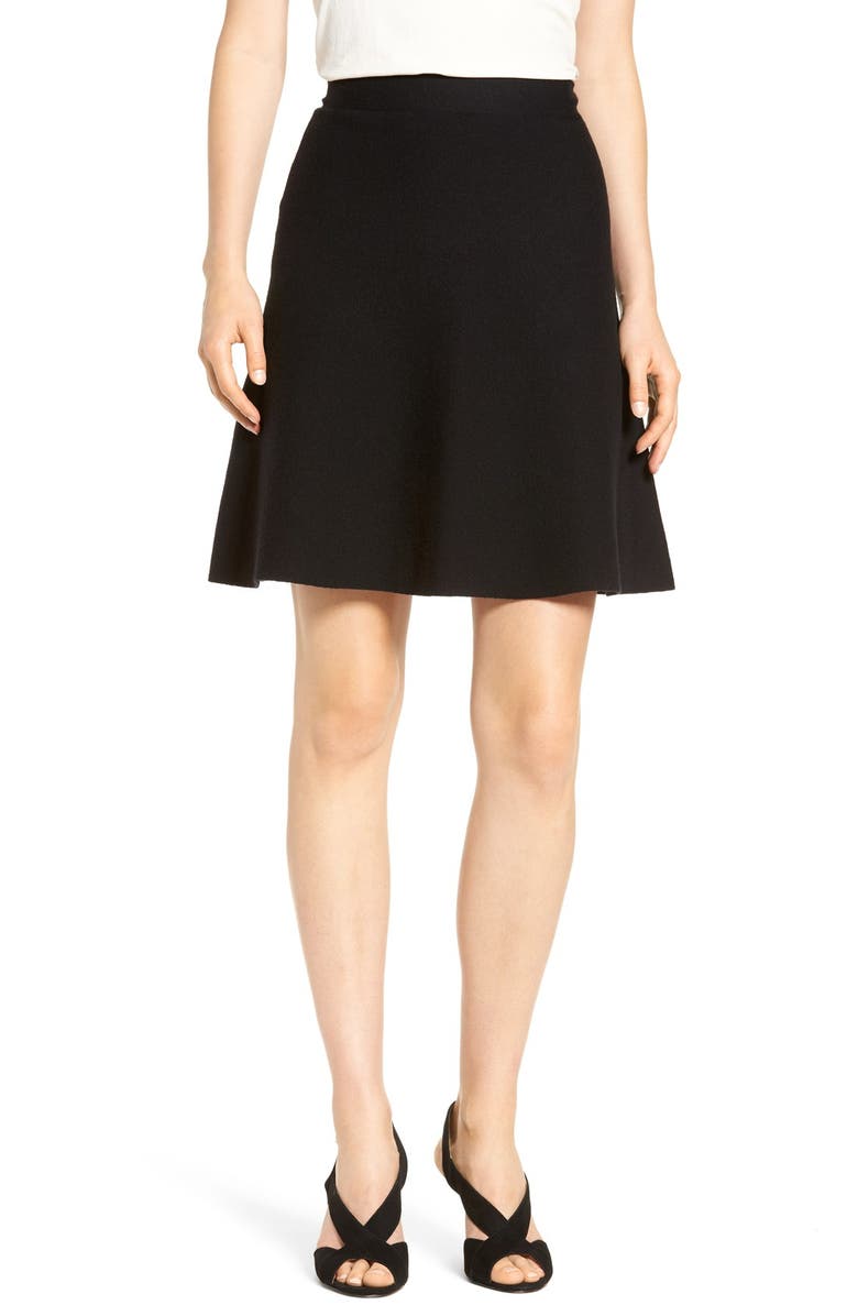 Halogen® Knit Skater Skirt (Regular & Petite) | Nordstrom