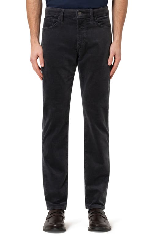 Shop 34 Heritage Charisma Relaxed Fit Stretch Corduroy Pants In Charcoal Cord