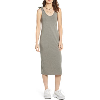 Treasure & Bond Scoop Neck Knit Dress, Green
