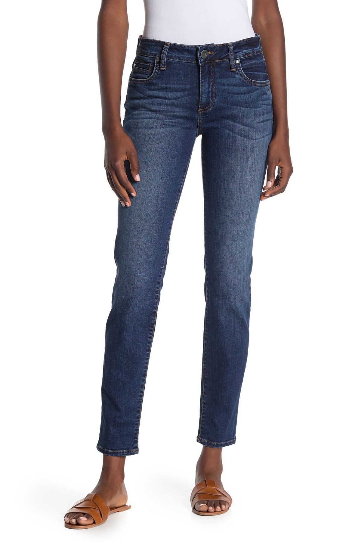 kut from the kloth diana skinny jeans black