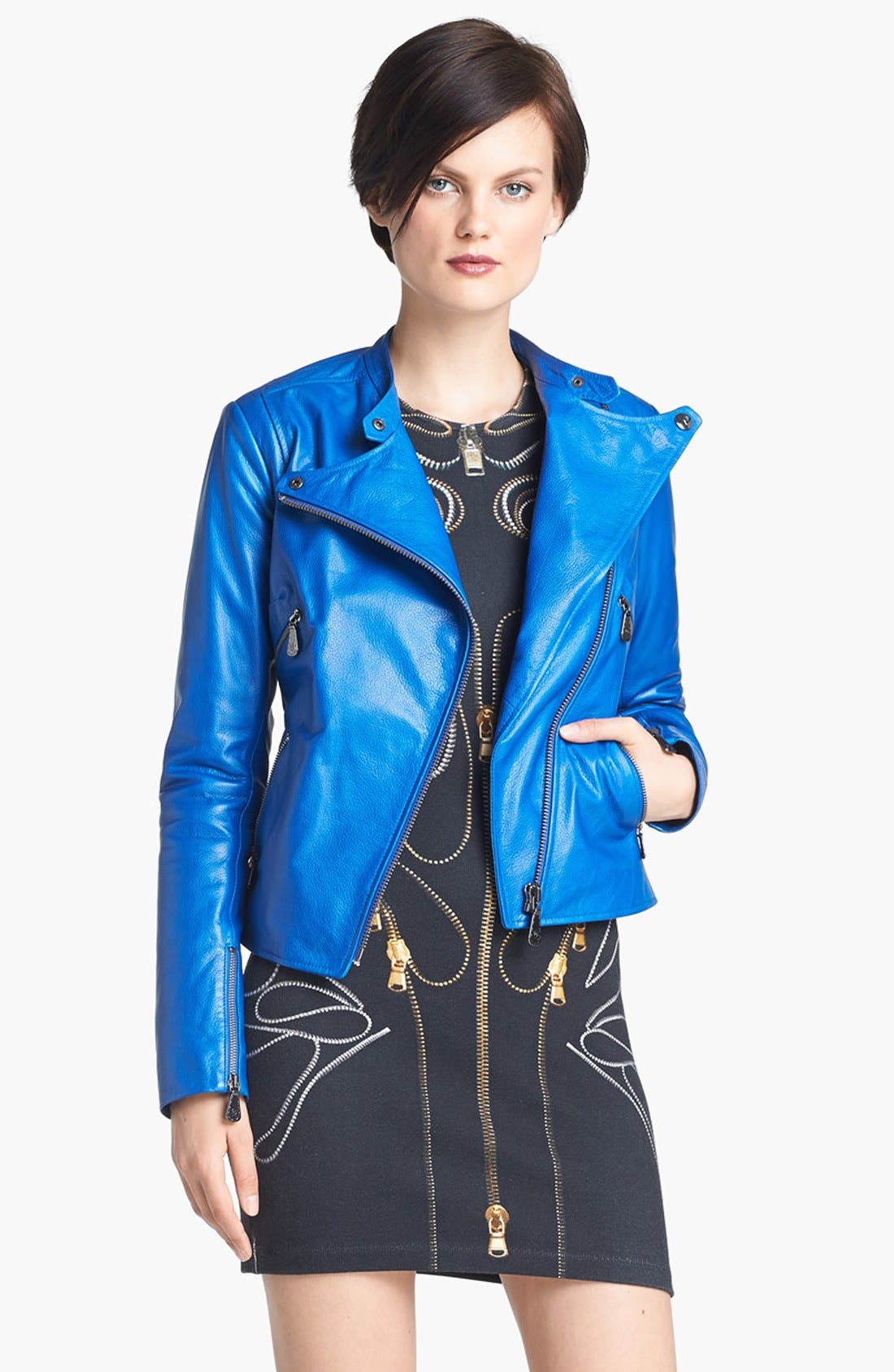 McQ by Alexander McQueen Leather Biker Jacket Nordstrom