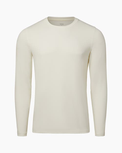 Onia MEN'S LONG SLEEVE SUN TEE in White 