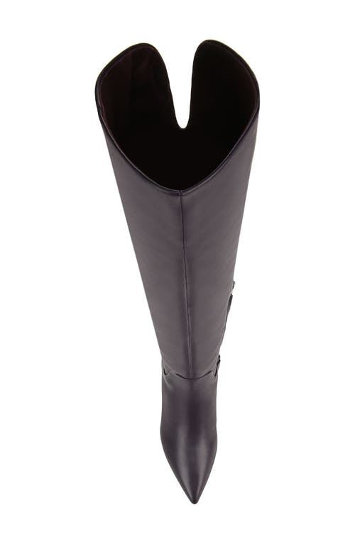 Shop Sarto By Franco Sarto Gwyn Pointed Toe Over The Knee Boot In Purple