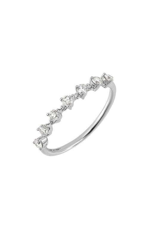 Bony Levy Aviva Diamond Chain Ring in 18K White Gold at Nordstrom, Size 6.5