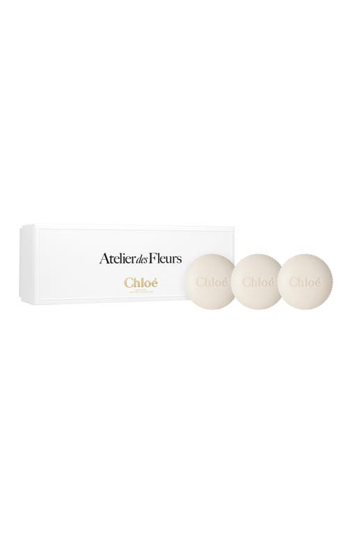 Chloé Atelier Des Fleurs Perfumed 3-piece Bar Soap Gift Set In No Color