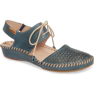 Pikolinos Puerto Vallarta Lace-Up Sandal, Blue