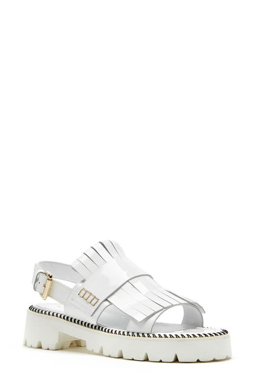 La Canadienne Raisa Slingback Sandal White Patent at Nordstrom,