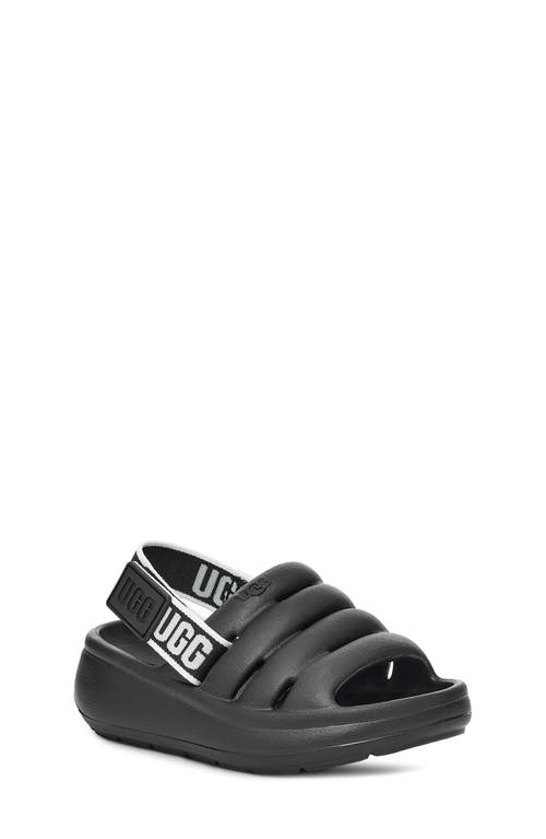 UGG(R) Kids' Sport Yeah Slingback Sandal in Black