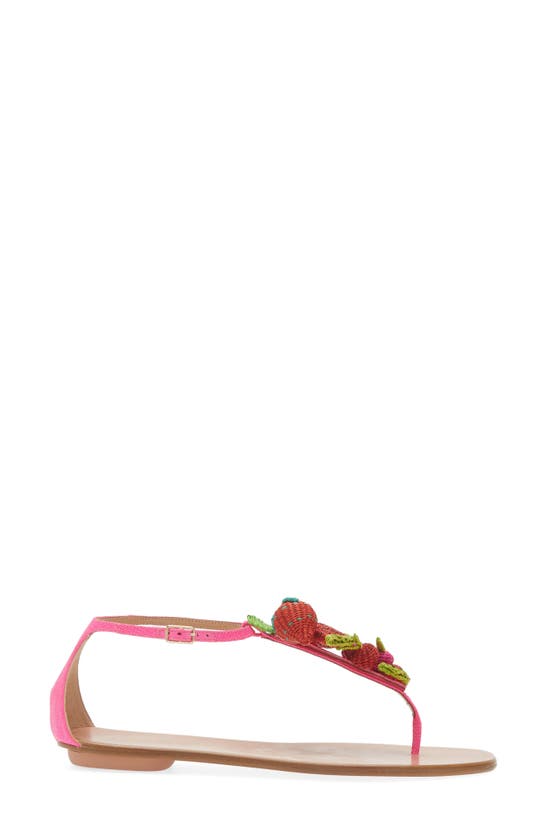Shop Aquazzura Strawberry Punch Sandal In Ultra Pink