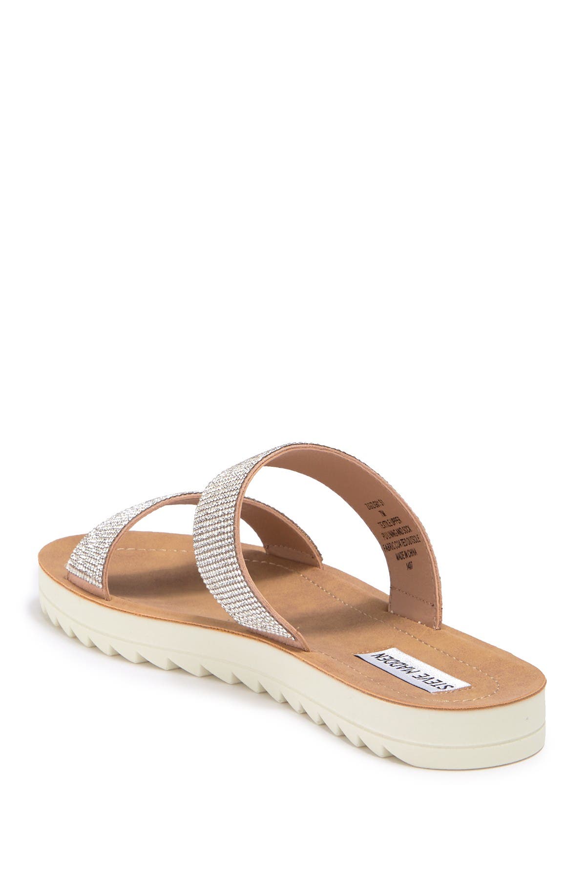 steve madden platform sandals white