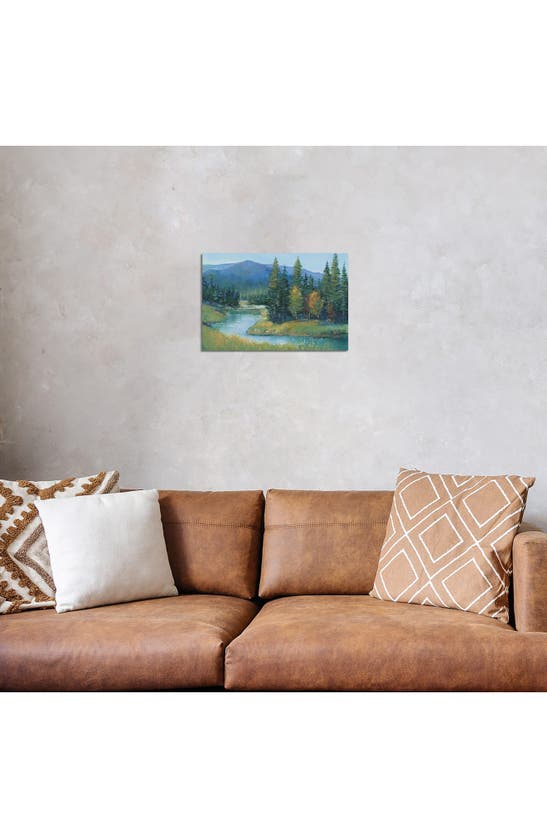 Icanvas Trout Stream Ii By Tim Otoole Canvas Wall Art In Green Mountain Valley