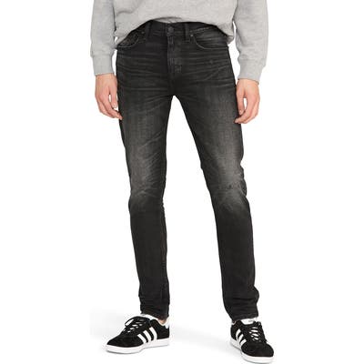 Hudson Jeans Axl Skinny Fit Jeans, Black