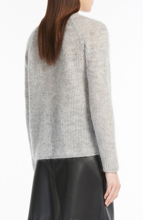 Shop Max Mara Leisure Fresis V-neck Sweater In Light Grey