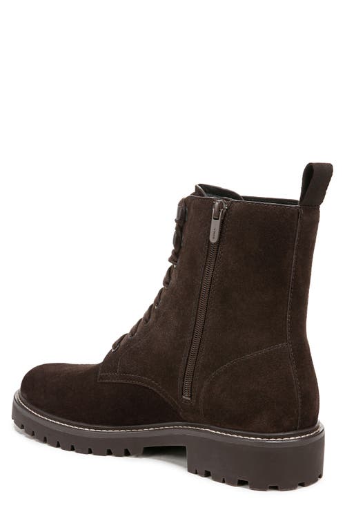 Shop Vince Dominic Plain Toe Boot In Cocoa Brown