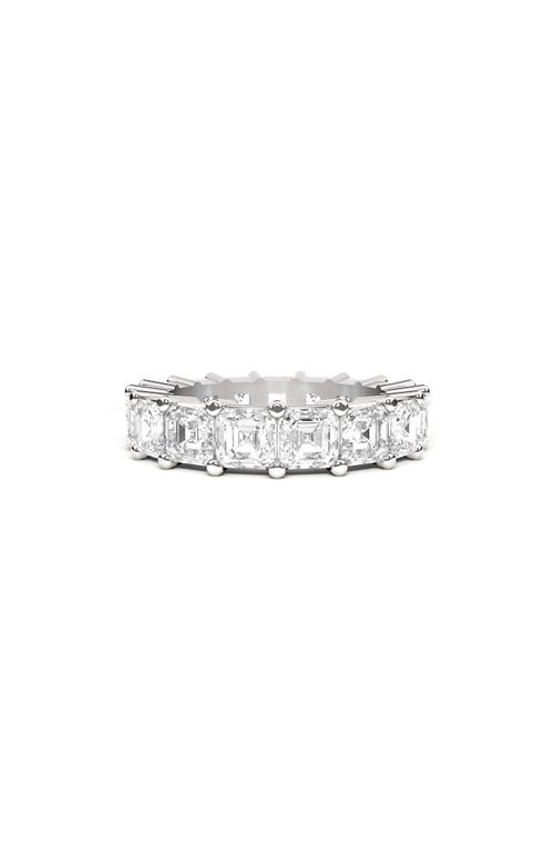 Hautecarat Lab Created Diamond Eternity Ring In White Gold