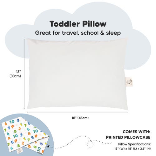 Shop Keababies Toddler Pillow With Pillowcase In Dino123