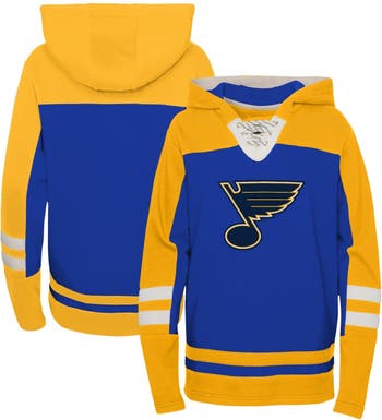 Women's Adidas Blue St. Louis Blues Team Pullover Hoodie Size: Small